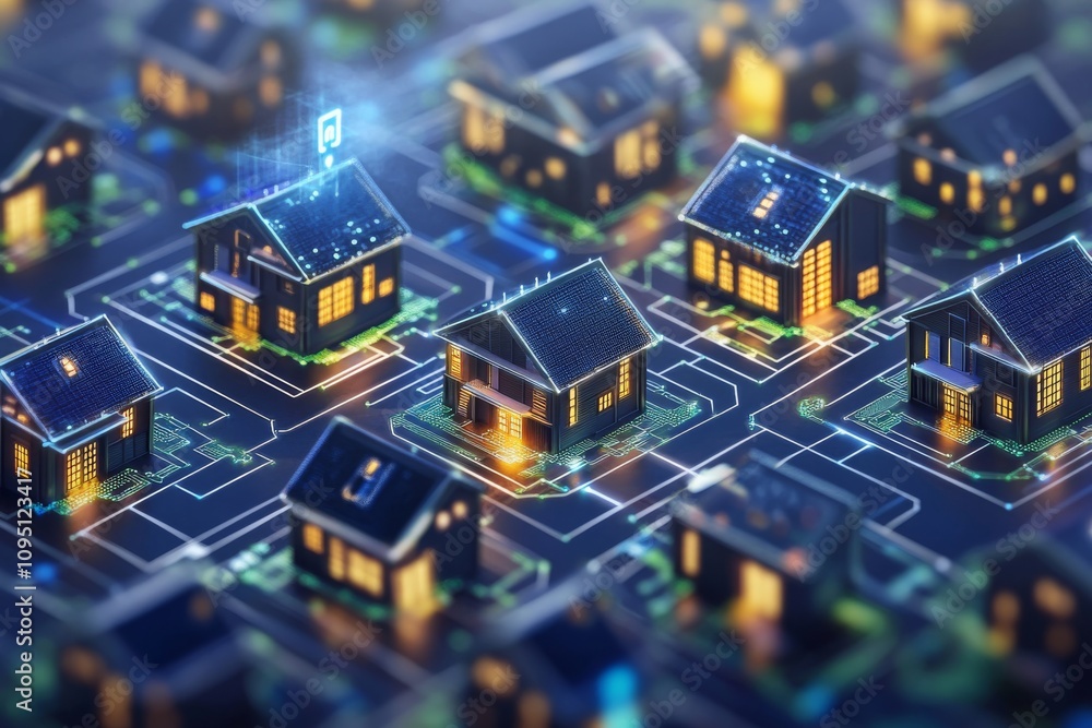 Smart Homes Network IoT Housing Digital City Future Technology Smart Homes Network IoT Housing Digital City Future Technology