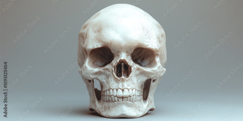 Detailed Render of a Human Skull Anatomy Detailed Render of a Human Skull Anatomy