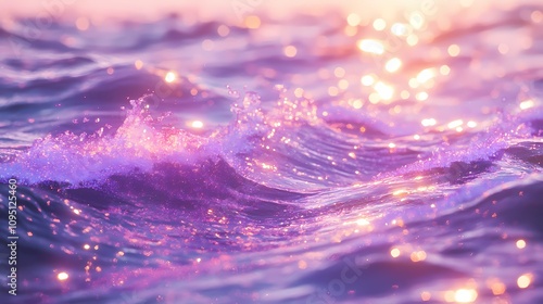 digital technology purple sparkles wave illustration poster background