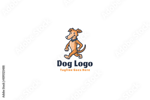 Dog logo illustration vector Design template