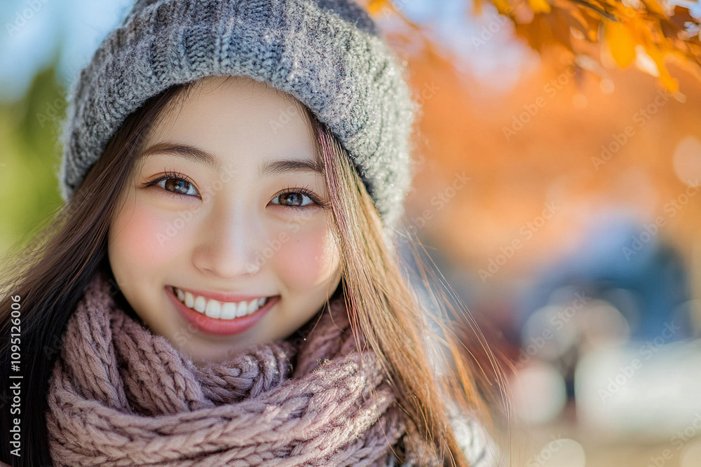 portrait of a girl in autumn portrait of a girl in autumn