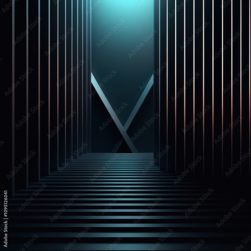 Fototapeta premium Abstract minimalist illustration
