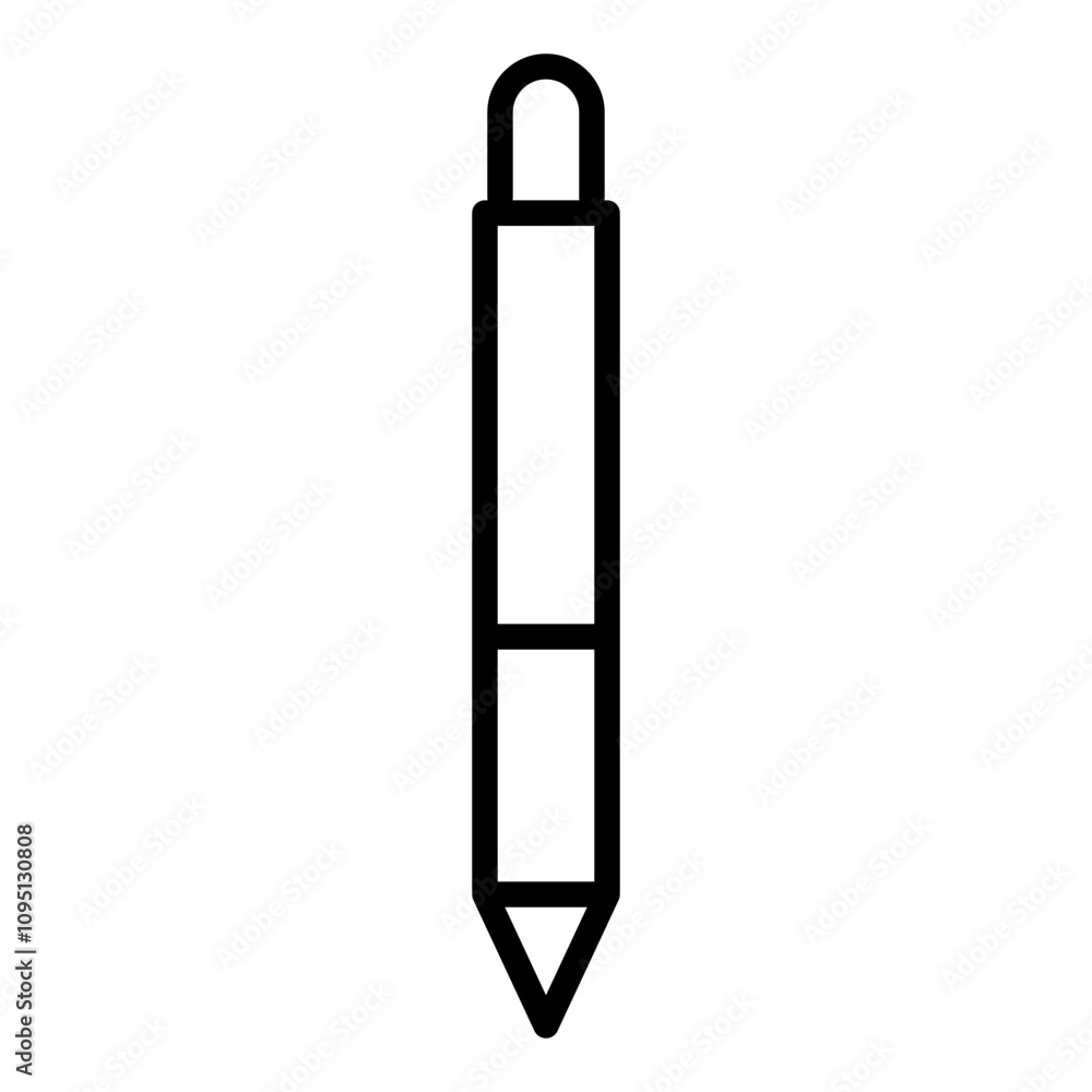 Pen icon in line style Pen icon in line style