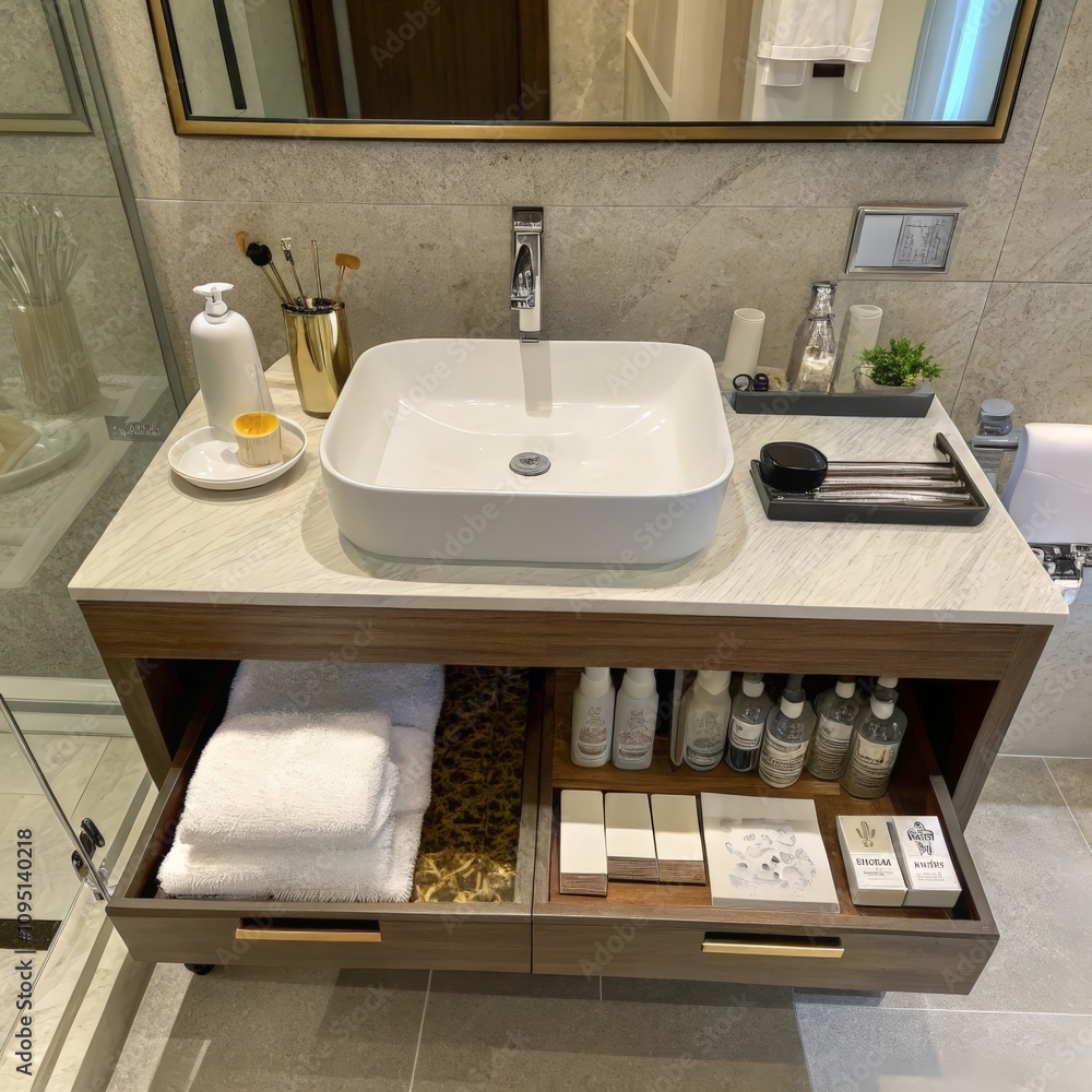 Fototapeta premium modern bathroom interior