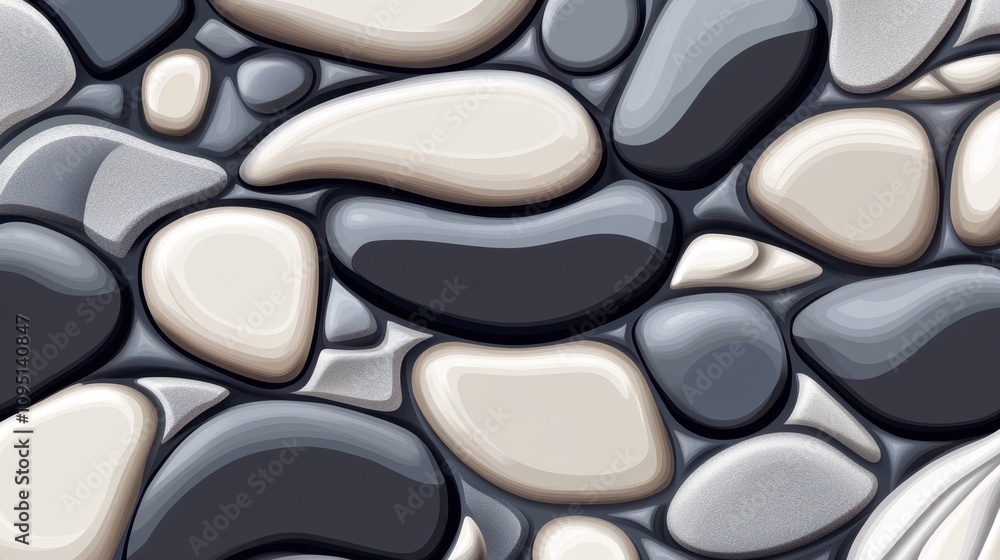 Smooth Pebbles Background in Various Shades of Gray and White, Perfect for Textures, Patterns, and Nature-Inspired Designs in Graphic Projects Smooth Pebbles Background in Various Shades of Gray and White, Perfect for Textures, Patterns, and Nature-Inspired Designs in Graphic Projects