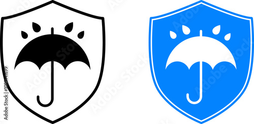 Konstfotografi Water resistant icon vector
