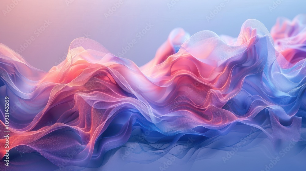 Abstract pastel wave flow. Abstract pastel wave flow.