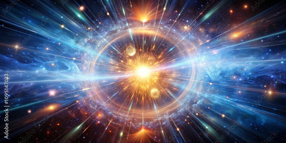 Cosmic Explosion A Blazing Stellar Event in a Starry Galaxy Cosmic Explosion A Blazing Stellar Event in a Starry Galaxy