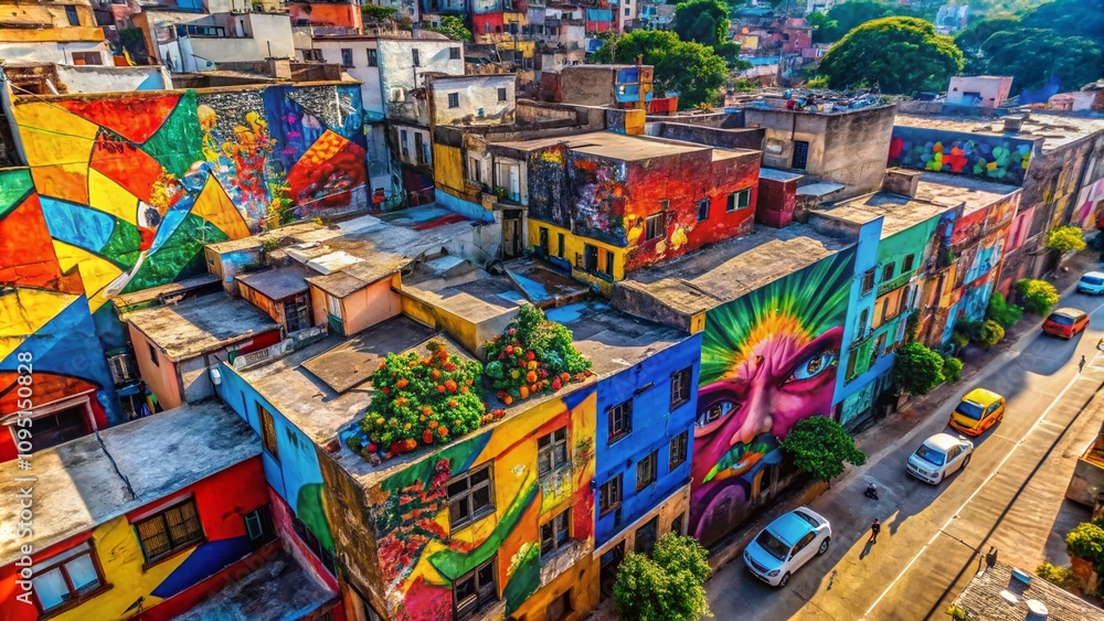 Vibrant Drone Photography of a Colorful Grunge Painted Textured Wall Background Showcasing Artistic Urban Aesthetics and Creative Design Elements for Stock Use Vibrant Drone Photography of a Colorful Grunge Painted Textured Wall Background Showcasing Artistic Urban Aesthetics and Creative Design Elements for Stock Use
