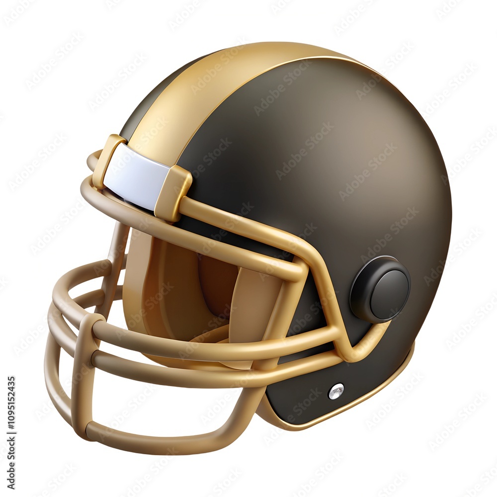 Fototapeta premium american football helmet isolated