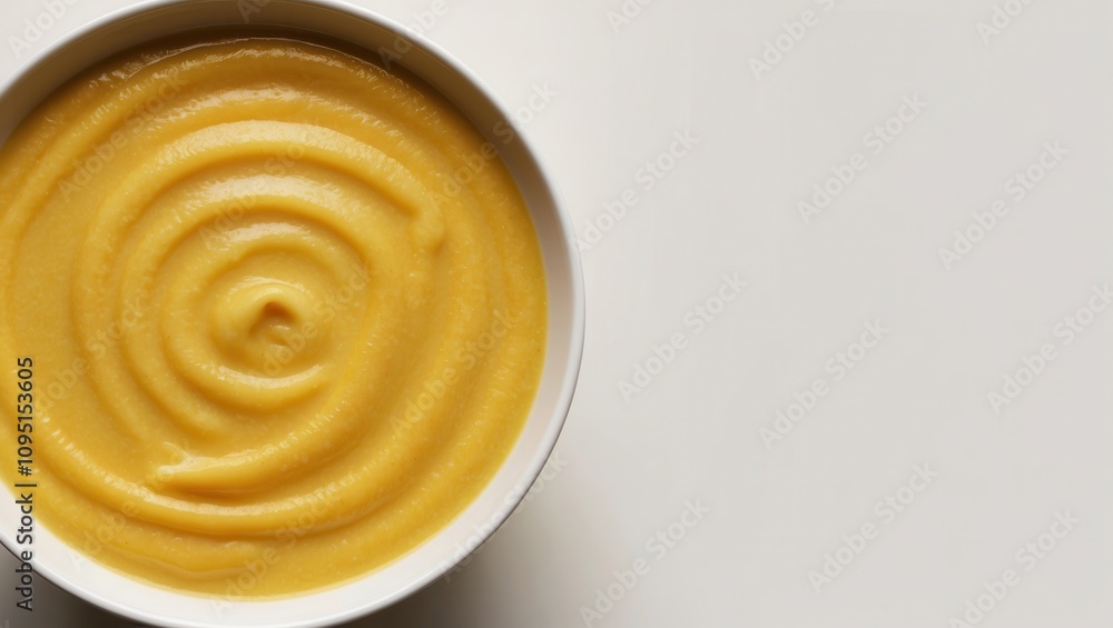 Velvety Sweet Corn Soup with Golden Hues in a White Bowl Perfect for Comforting Meals, Ideal for Autumn Gatherings and Cozy Dinners Velvety Sweet Corn Soup with Golden Hues in a White Bowl Perfect for Comforting Meals, Ideal for Autumn Gatherings and Cozy Dinners