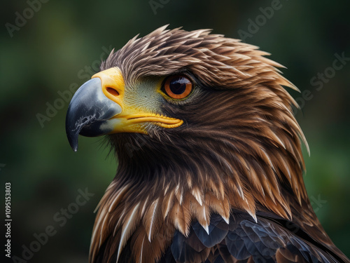 Dangerous Eagle with Beautiful Colors
