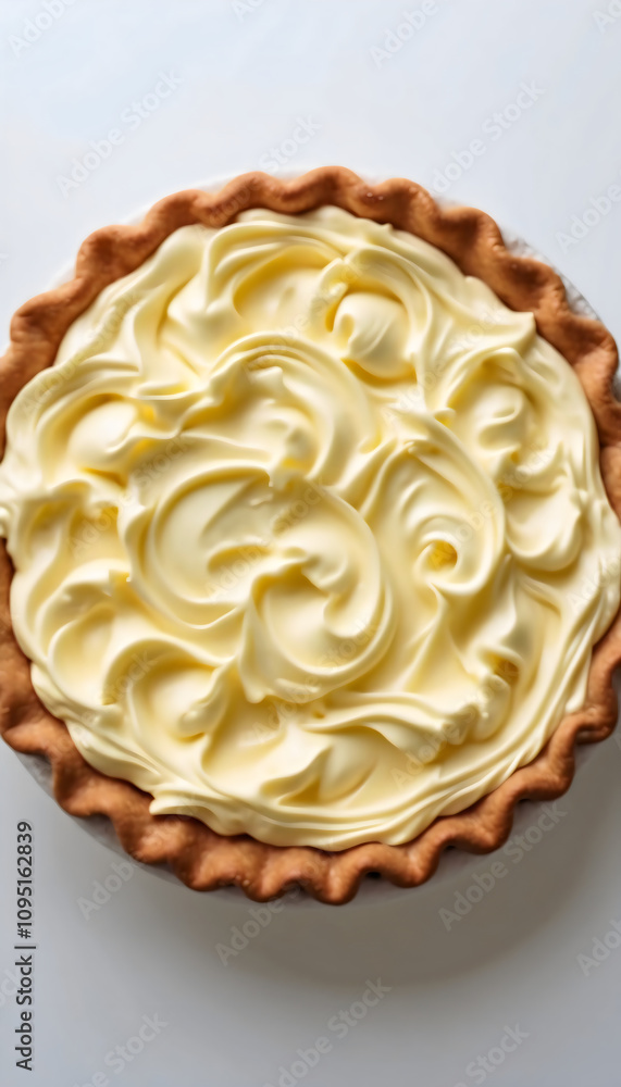 Indulge in this luscious pie topped with smooth, creamy frosting, perfect for celebrations and family gatherings, showcasing culinary artistry. Indulge in this luscious pie topped with smooth, creamy frosting, perfect for celebrations and family gatherings, showcasing culinary artistry.