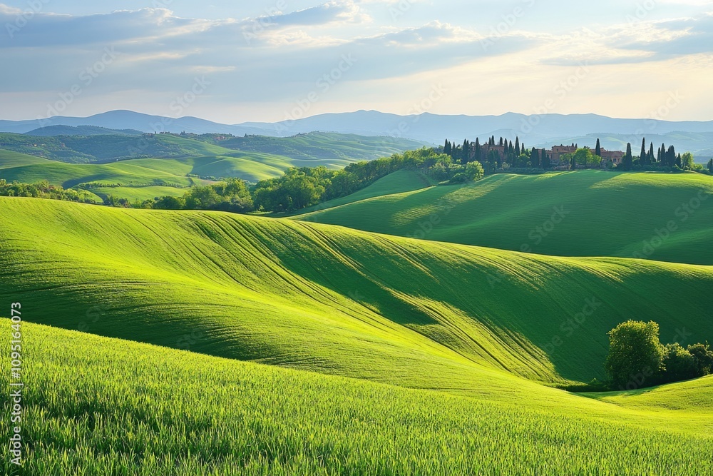 Obraz premium Capturing the Lush Beauty of Tuscany
