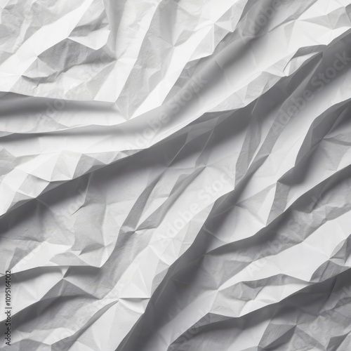 Wallpaper Mural Abstract white crumpled and creased recycle paper texture background Torontodigital.ca