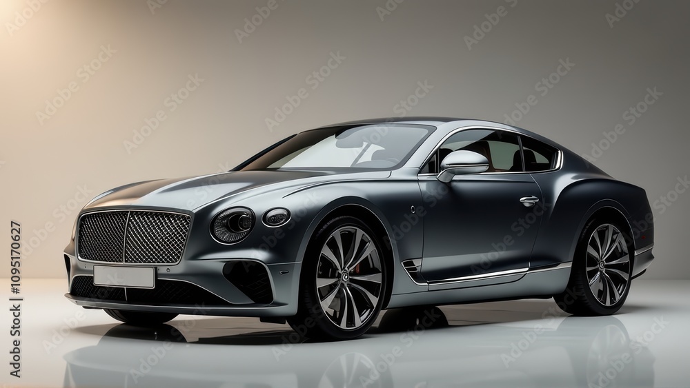 A Masterpiece of Automotive Design - Luxury Grey Coupe A Masterpiece of Automotive Design - Luxury Grey Coupe
