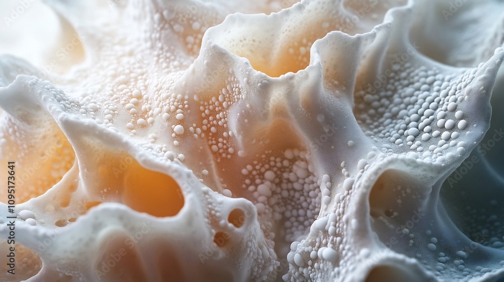 Soft ethereal macro photograph showcasing the captivating textures and calming natural colors of organic elements creating a serene and meditative visual experience Soft ethereal macro photograph showcasing the captivating textures and calming natural colors of organic elements creating a serene and meditative visual experience