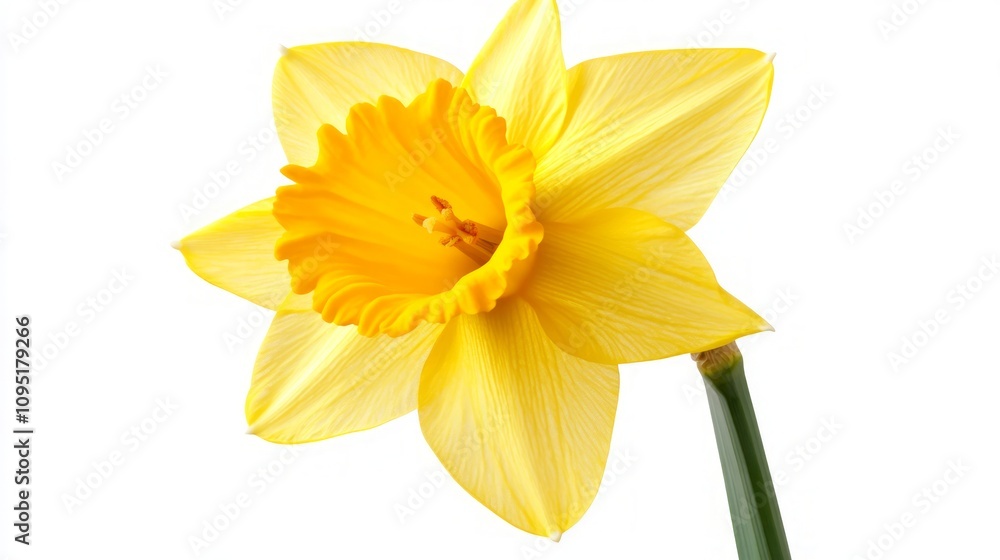 Fototapeta premium Radiant Yellow Daffodil in Springtime