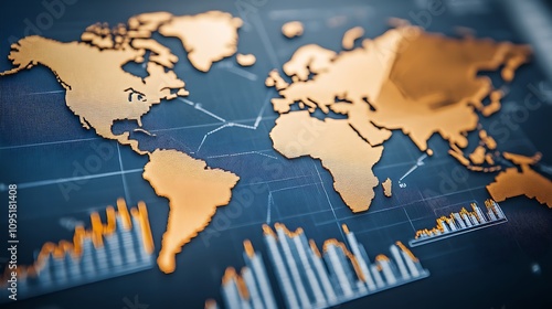 Global Economic Data Visualization World Map
