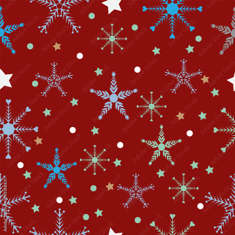 Print Winter holidays background with snowflakes. Winter card design. seamless White snow falling on sky blue pattern. repeating texture for greeting card or banner. Vector eps10 Print Winter holidays background with snowflakes. Winter card design. seamless White snow falling on sky blue pattern. repeating texture for greeting card or banner. Vector eps10