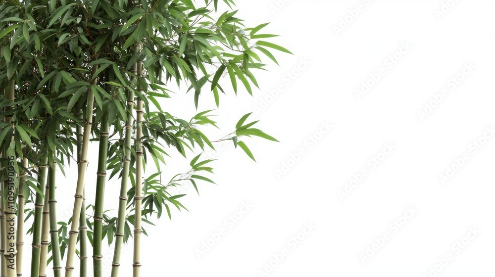 Naklejka premium Stunning Bamboo Plants in Lush Green