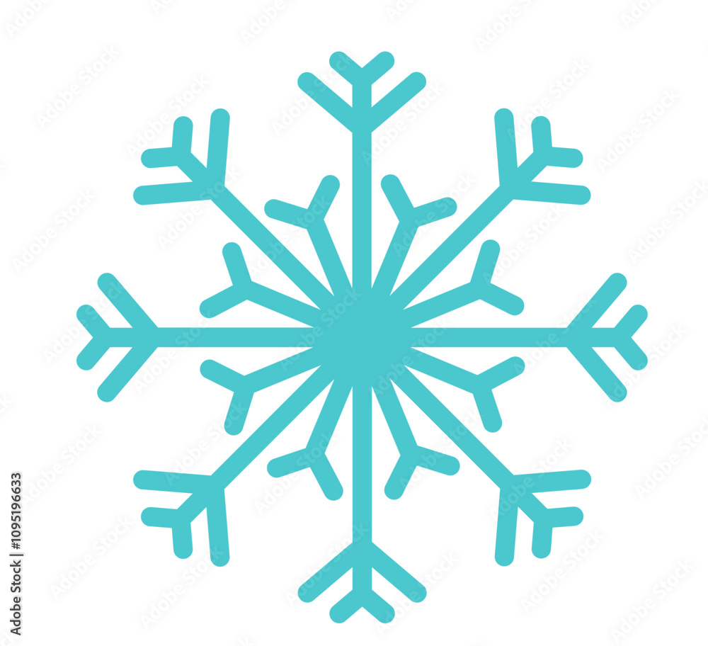 Schneeflocke, Symbol, Icon, Vektor - Weihnachten Schneeflocke, Symbol, Icon, Vektor - Weihnachten