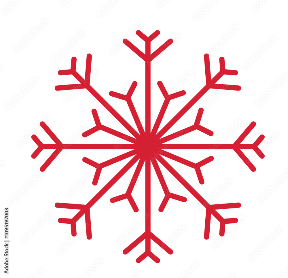 Schneeflocke, Symbol, Icon, Vektor - Weihnachten Schneeflocke, Symbol, Icon, Vektor - Weihnachten