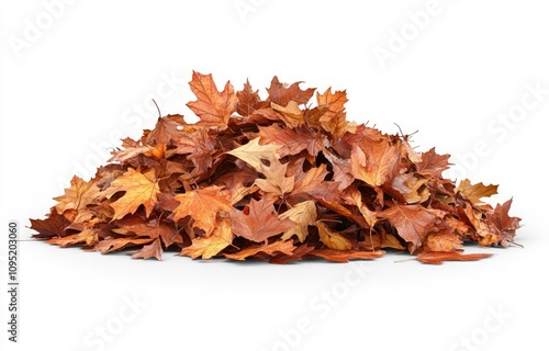 Autumn Leaves Pile - A Nature's Embrace