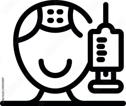 Botulinum toxin injection for facial rejuvenation, reducing wrinkles and enhancing appearance