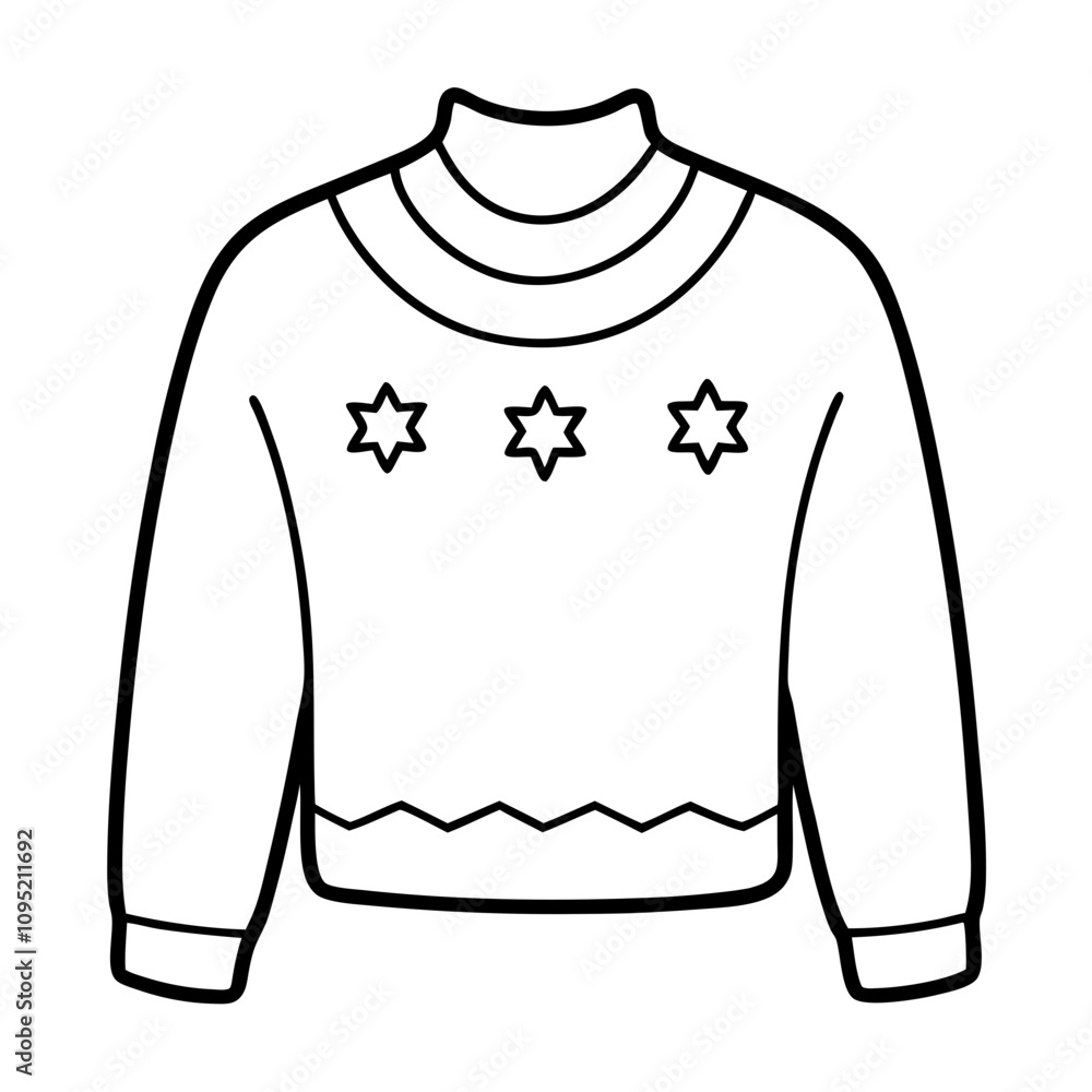 round neck long sleeve with front design sweater round neck long sleeve with front design sweater