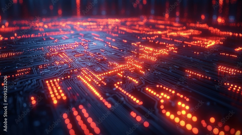 Obraz premium Circuit Board Abstract