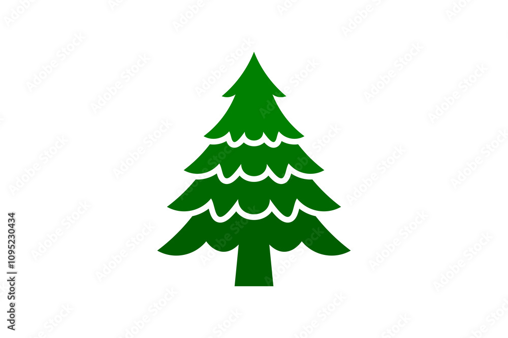Vector illustration of fir tree design, Christmas tree icon vector isolated on transparent background Vector illustration of fir tree design, Christmas tree icon vector isolated on transparent background