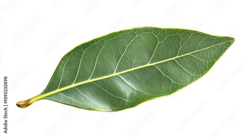 Closeup of a Vibrant Green Leaf Closeup of a Vibrant Green Leaf