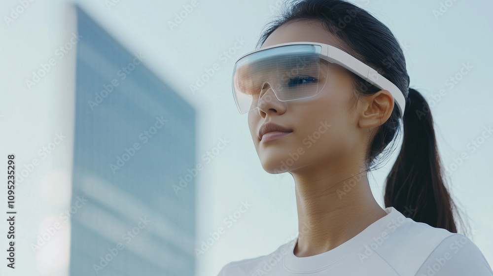 Wearable Health Tracker with Holographic Vital Display during Fitness Test Wearable Health Tracker with Holographic Vital Display during Fitness Test