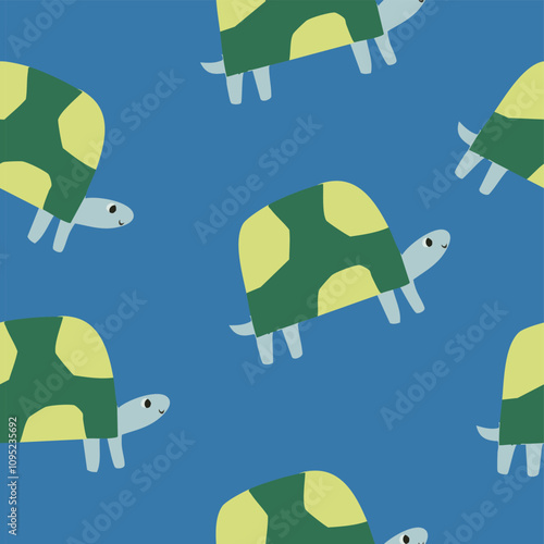 Cute colorful safari animals rhino crocodile turtle giraffe Leon elephant tiger sun funny seamless print pattern graphic tee design for kids market as vector  photo