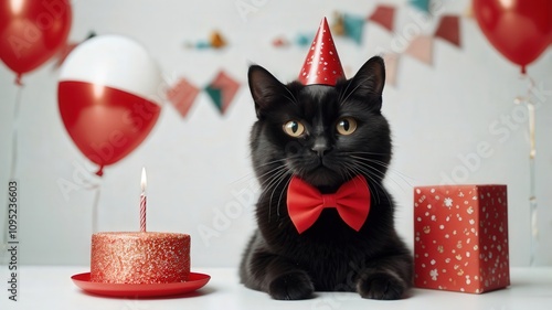 cat, kitten, christmas, animal, pet, white, cute, red, feline, hat, santa, domestic, kitty, isolated, fur, animals, xmas, cap, holiday, young, funny, adorable, pets, fluffy, beautiful