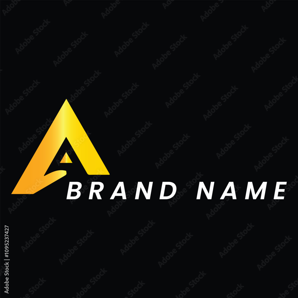 letter a text logo design vector letter a text logo design vector