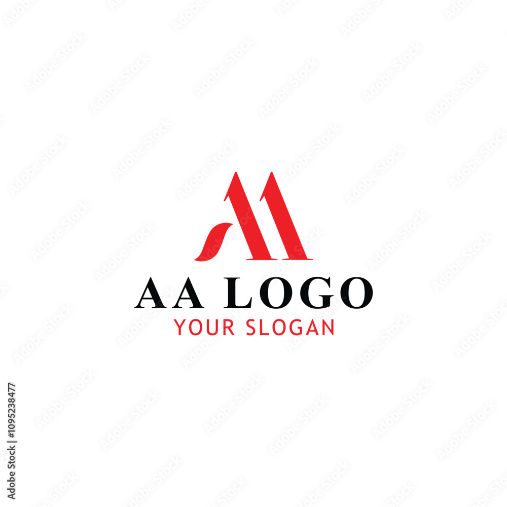 letters aaa text logo design vector format letters aaa text logo design vector format