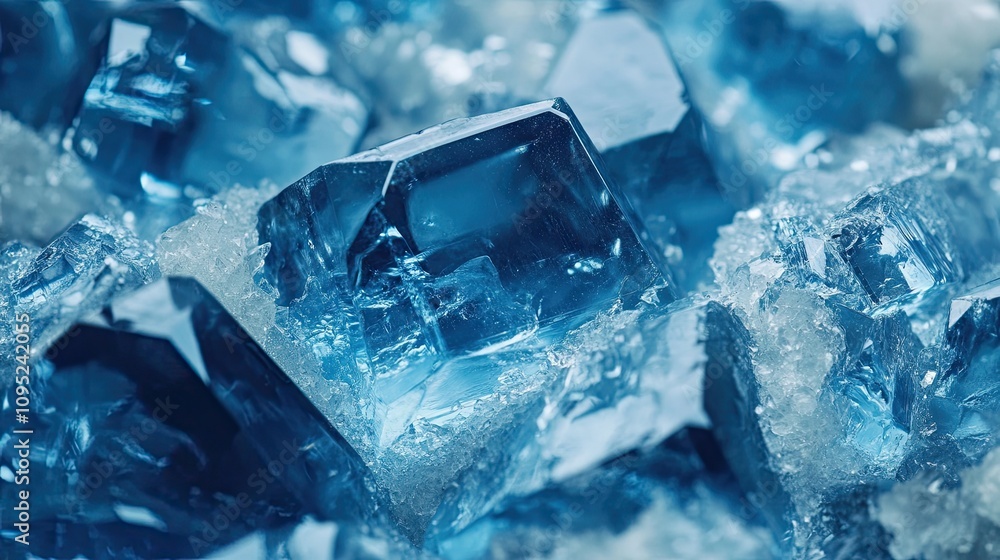 3d ice crystal landscape. Cold frozen ice mountain. Iceberg broken pieces of ice. Illustration for cover, card, postcard, interior design, banner, poster, brochure or presentation. 3d ice crystal landscape. Cold frozen ice mountain. Iceberg broken pieces of ice. Illustration for cover, card, postcard, interior design, banner, poster, brochure or presentation.