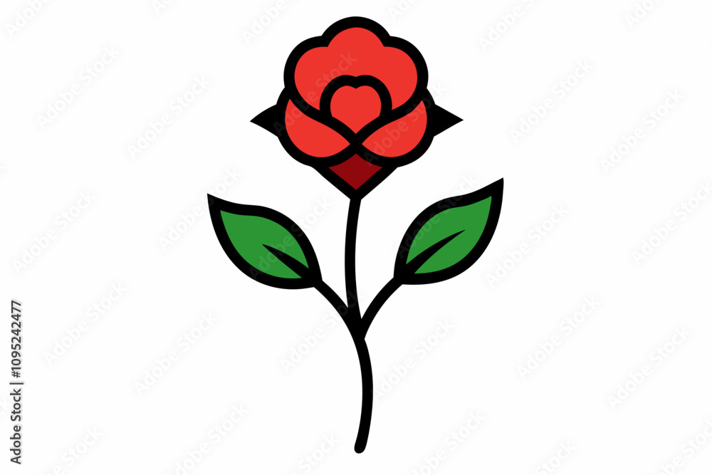 red rose isolated on white red rose isolated on white