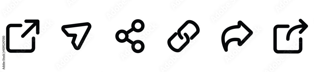 Share button flat icon set .Flat icon of Share link, arrow, send, forward icons button, symbol, Send message icon. Share link icon. vector illustration in transparent background. Eps10 Share button flat icon set .Flat icon of Share link, arrow, send, forward icons button, symbol, Send message icon. Share link icon. vector illustration in transparent background. Eps10