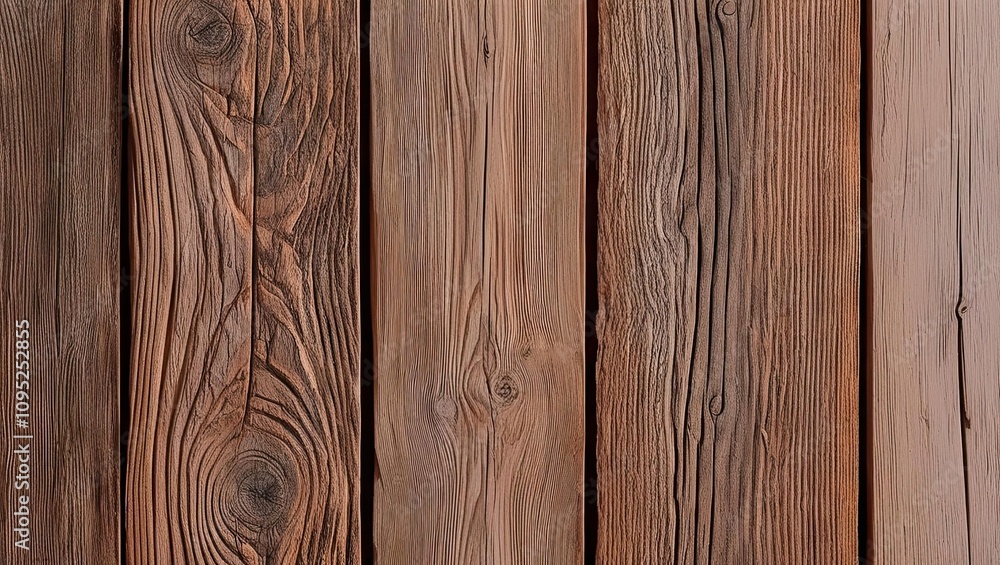 Rustic Wooden Planks with Natural Grain Patterns Rustic Wooden Planks with Natural Grain Patterns