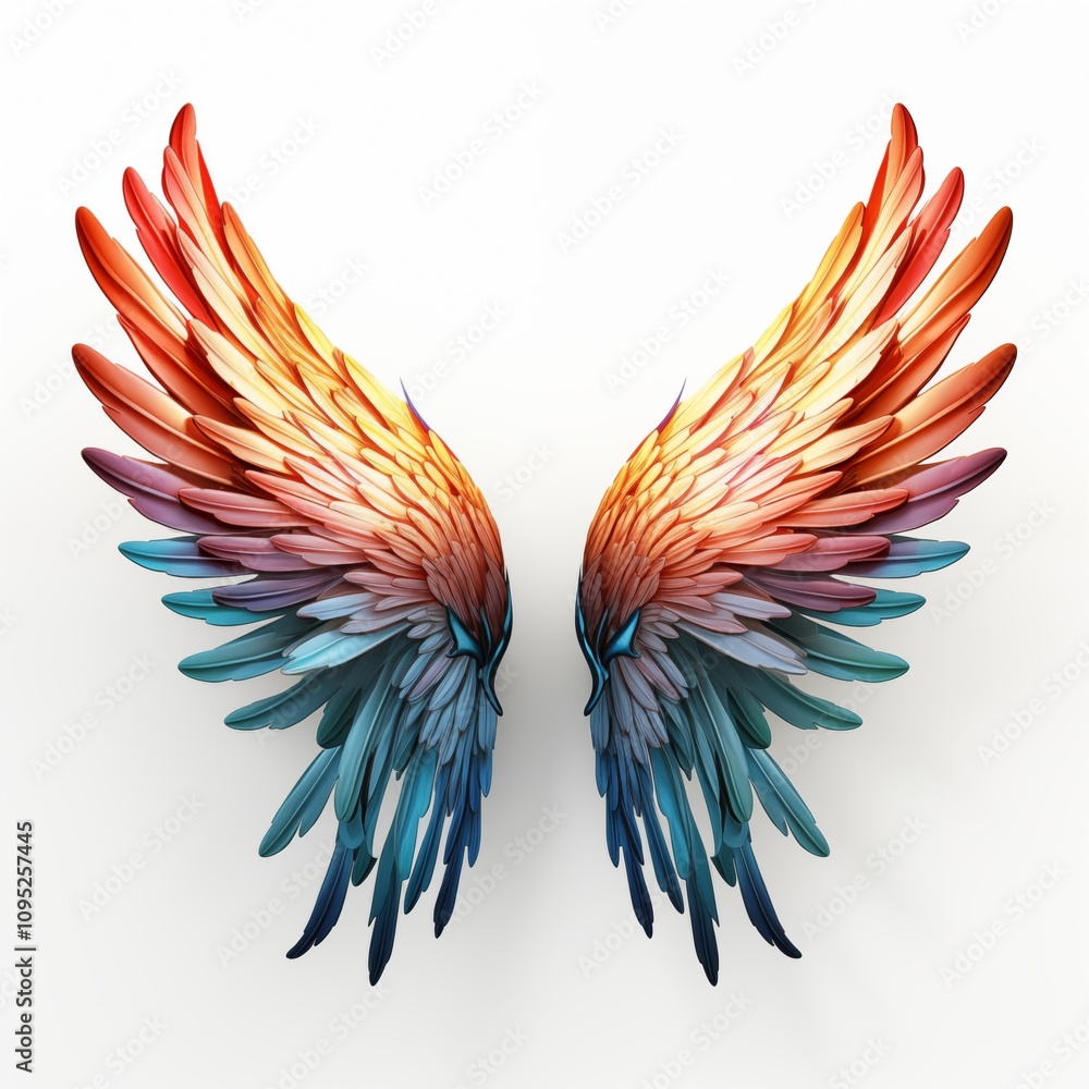 Obraz premium Colorful wings