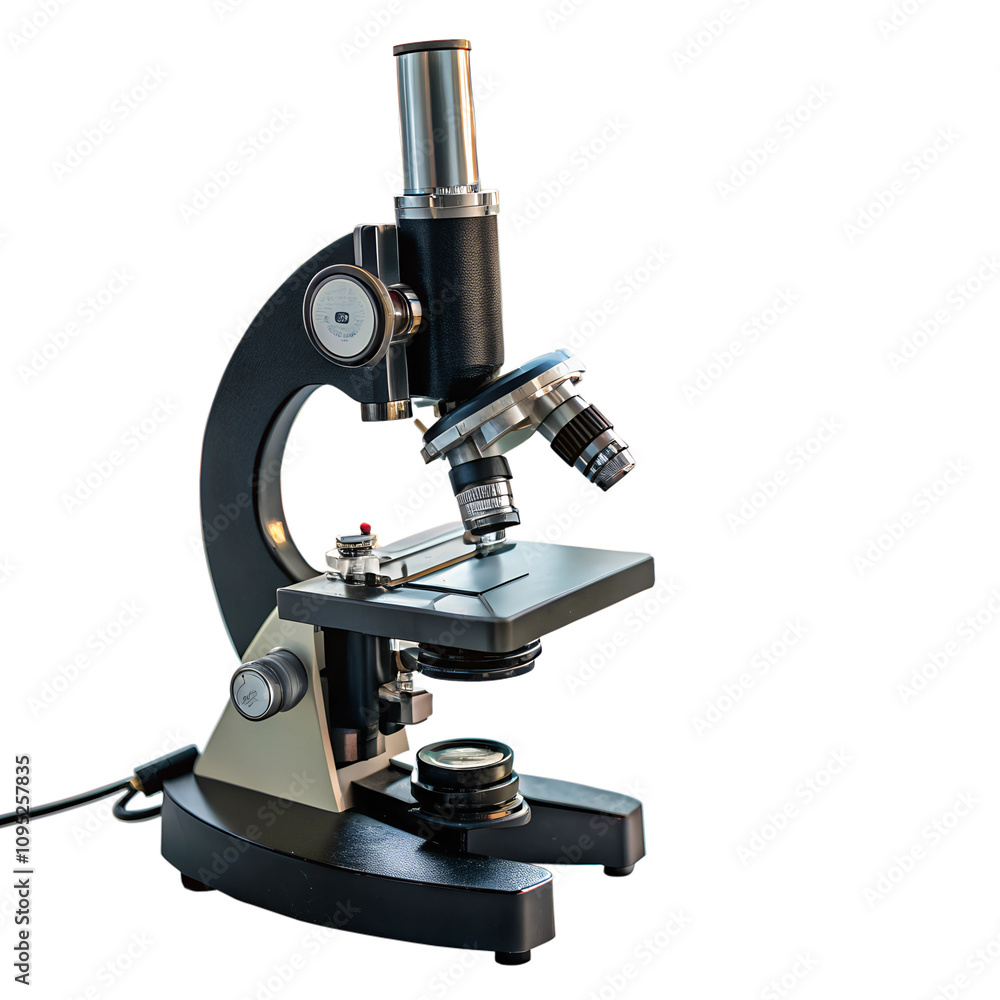 microscope isolated on white background microscope isolated on white background