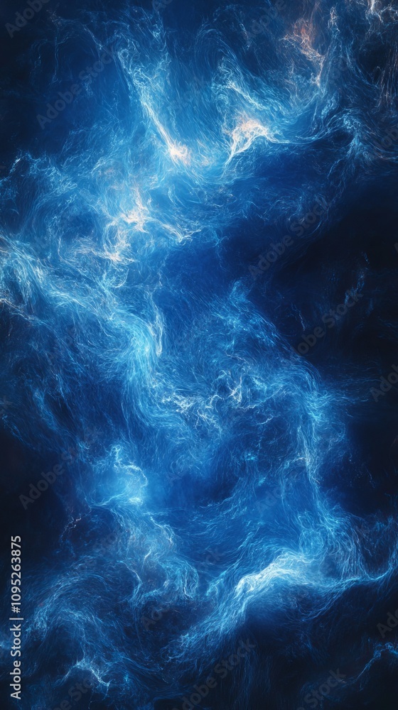 abstract blue background, Generative AI abstract blue background, Generative AI