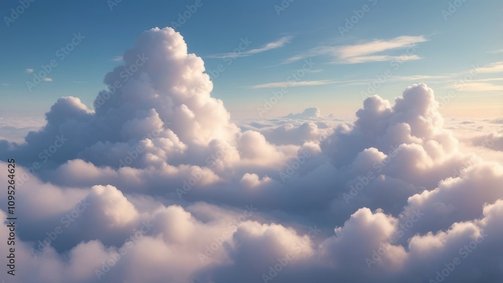 Wallpaper of clouds fog sky depicting calmness. A beautiful 4k background for desktop Wallpaper of clouds fog sky depicting calmness. A beautiful 4k background for desktop
