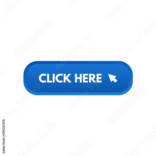 click here - blue long button