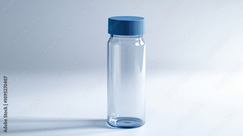 empty transparant plastic bottle on white empty transparant plastic bottle on white