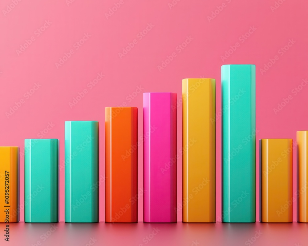 3D graph showing sector performance in a growthfocused equity fund, diversified portfolio, financial analysis 3D graph showing sector performance in a growthfocused equity fund, diversified portfolio, financial analysis