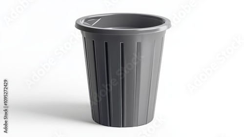 trash can isolated on white